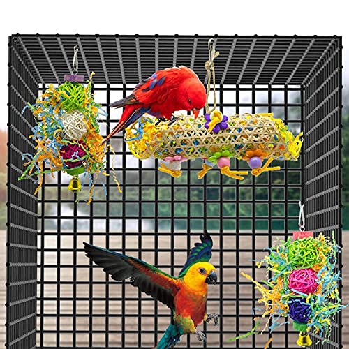 EBaokuup Juguete para Conures Colgante: diseño duradero para juego continuo.