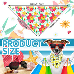 Bandanas Eccliy para perros con diseño de primavera, llamativas y cómodas