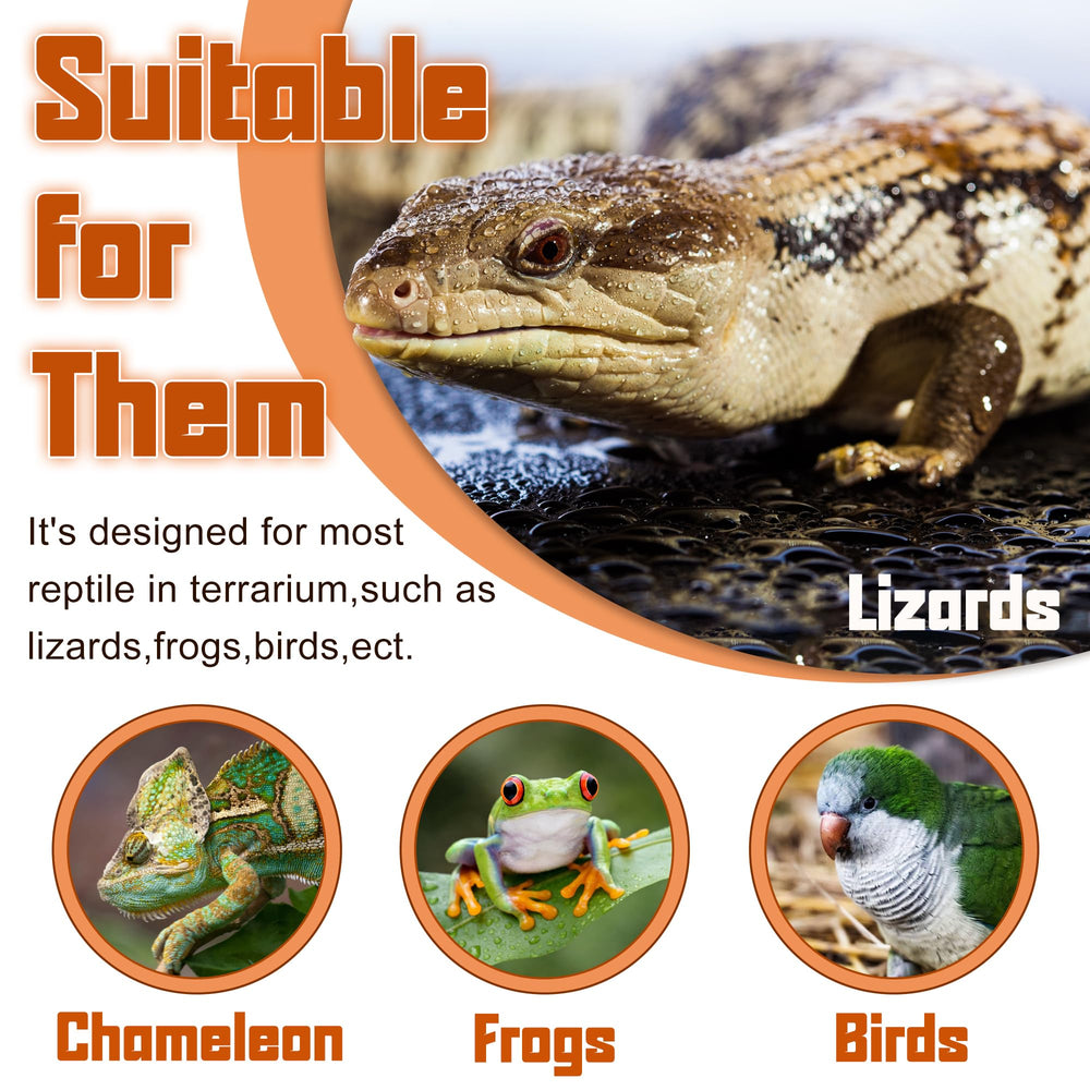 Eckpo apto para camaleones, iguanas, geckos y otras especies.