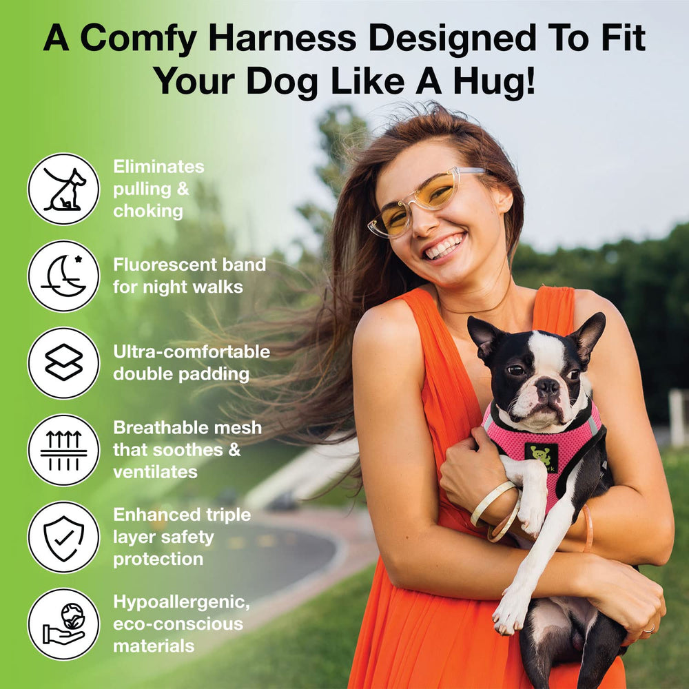 EcoBark Step in: arnés de ajuste rápido para perros pequeños.