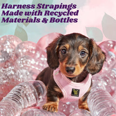 EcoBark Teacup arnés lateral, malla transpirable para paseos prolongados.