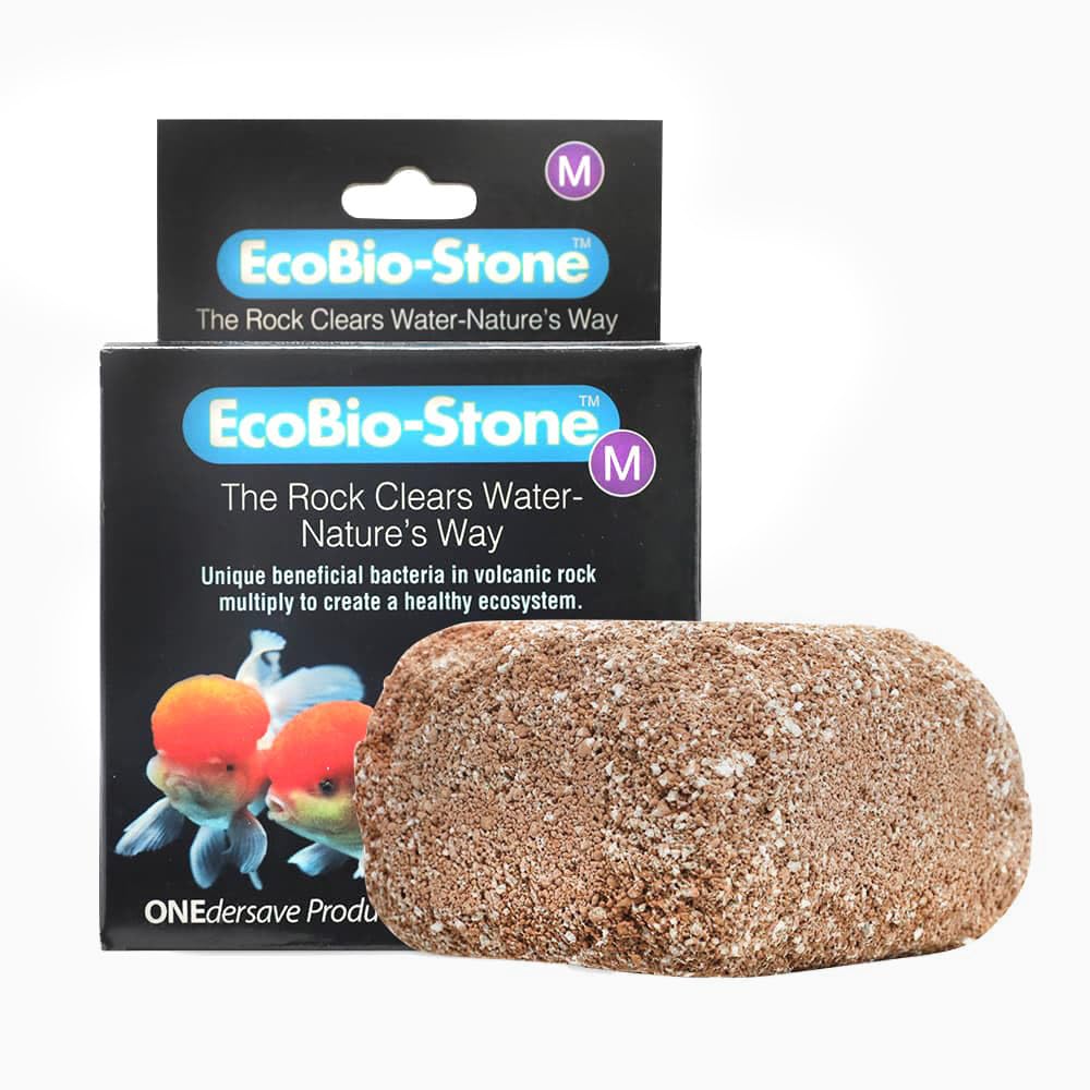 Piedra EcoBio-Block para acuario: claridad natural del agua y bacterias beneficiosas.
