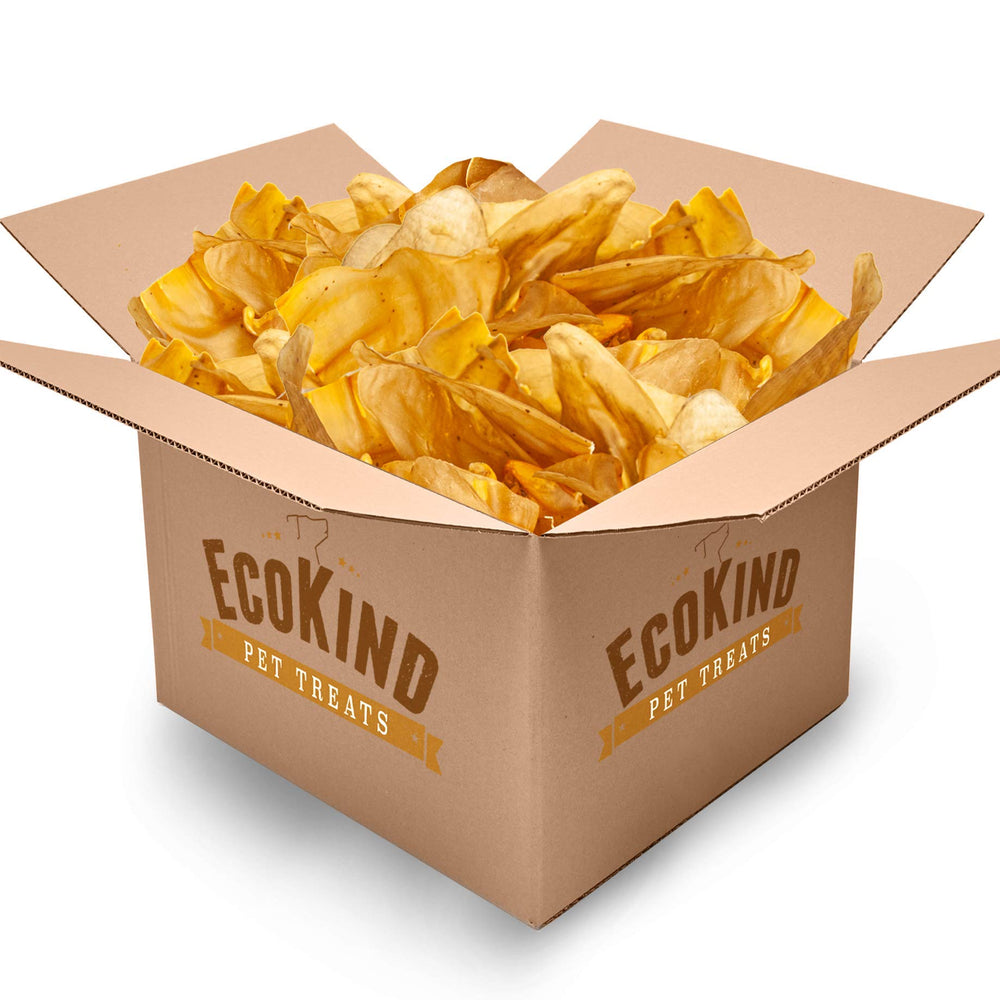 EcoKind Orejas de vaca para perros, 200 unidades, sabor intenso y duradero.