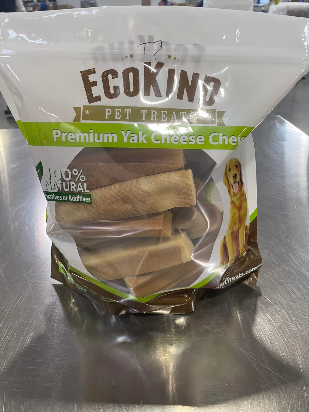EcoKind Yak Chews pequeños para entrenamiento, sabor intenso y duración prolongada.