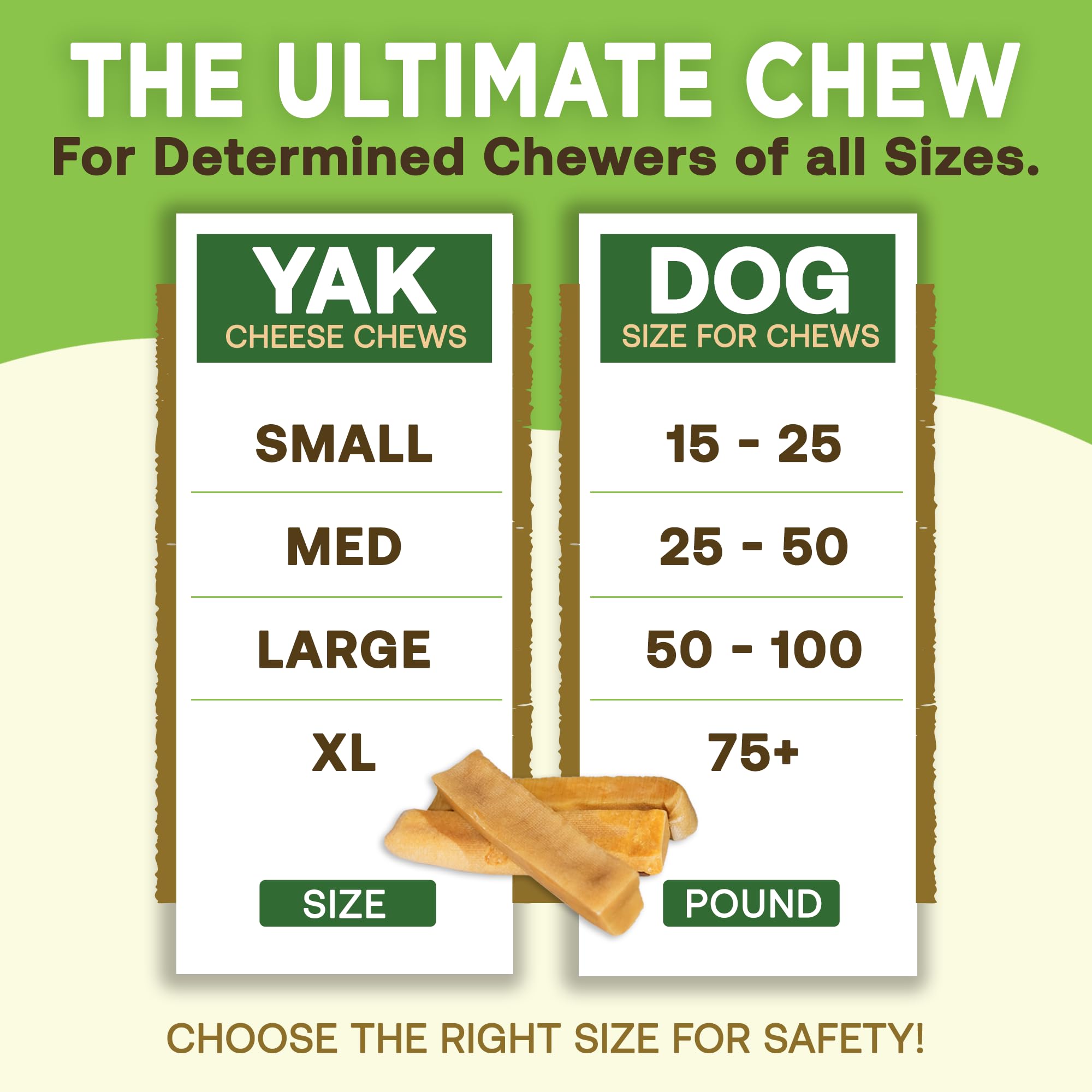 EcoKind Premium Gold Monster Yak Cheese Himalaya para uso en interiores y exteriores de perros grandes.