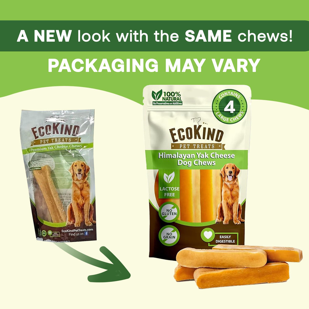 16 porciones EcoKind, masticables para perros pequeños, alta proteína natural.