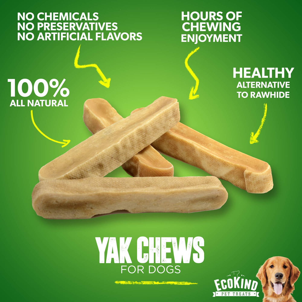 EcoKind Premium Gold Yak Queso Himalaya: sin lactosa, textura natural para masticación