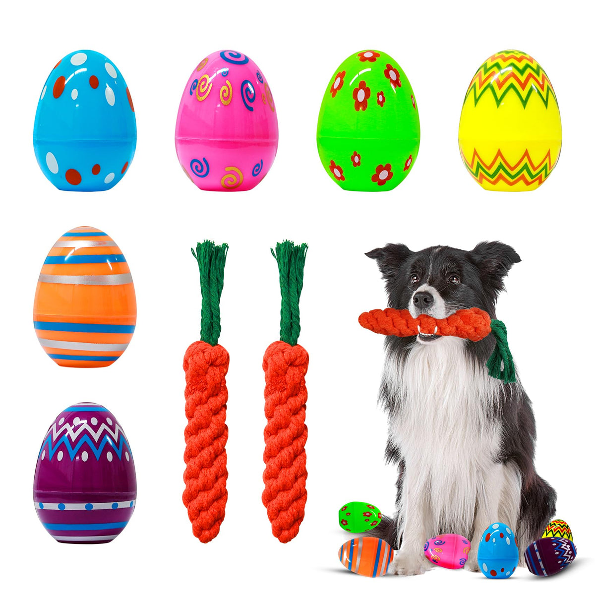 Eelexa Zanahoria Cuerda: perfecto para morder y tirar en interiores