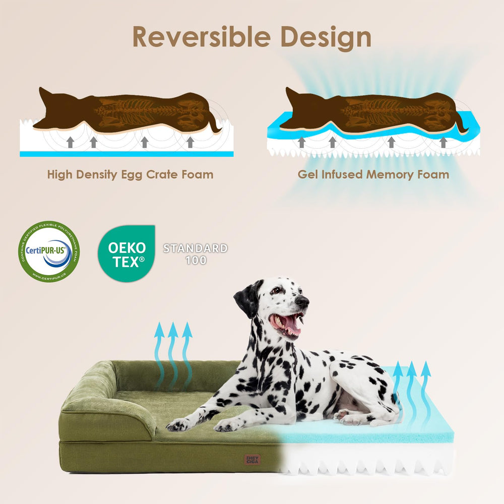 Funda impermeable de la cama EHEYCIGA protege la superficie.