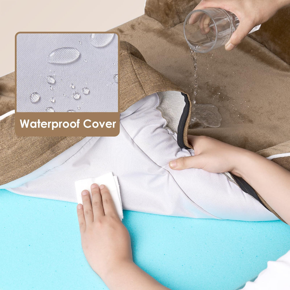 Funda impermeable de la cama EHEYCIGA mantiene la superficie seca
