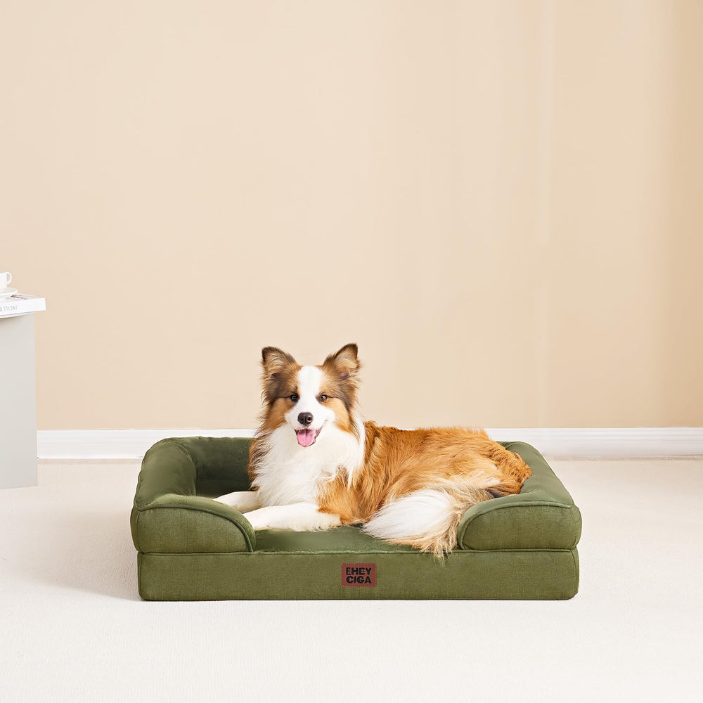 Cama grande para perros EHEYCIGA ideal para sala o dormitorio.