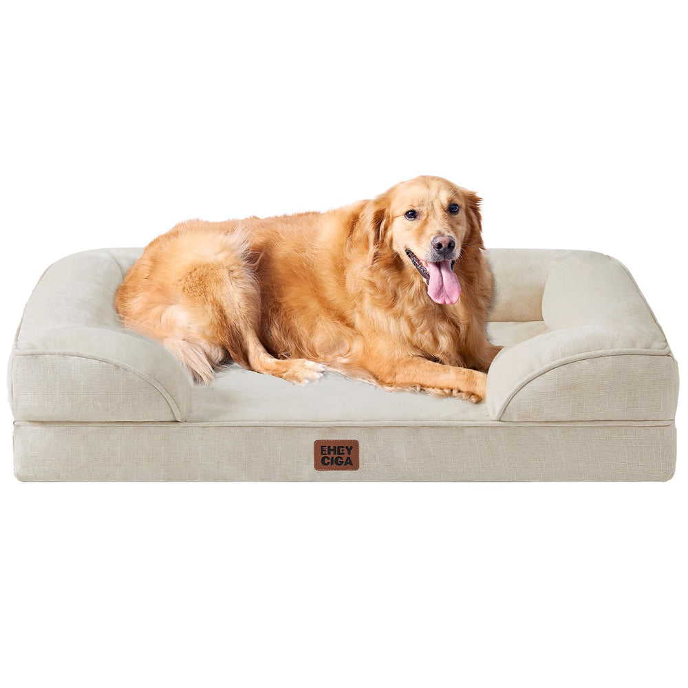 Cama ortopédica EHEYCIGA para perros XL con espuma de memoria y mayor confort