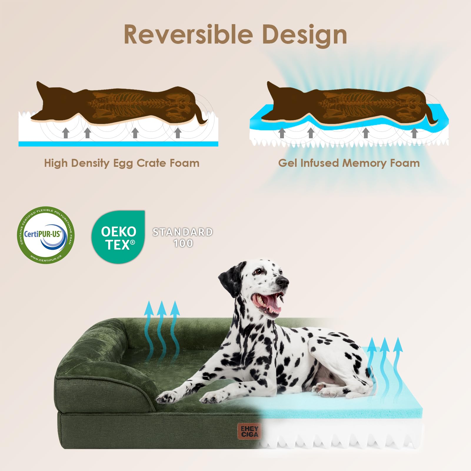 Funda impermeable EHEYCIGA mantiene la cama seca