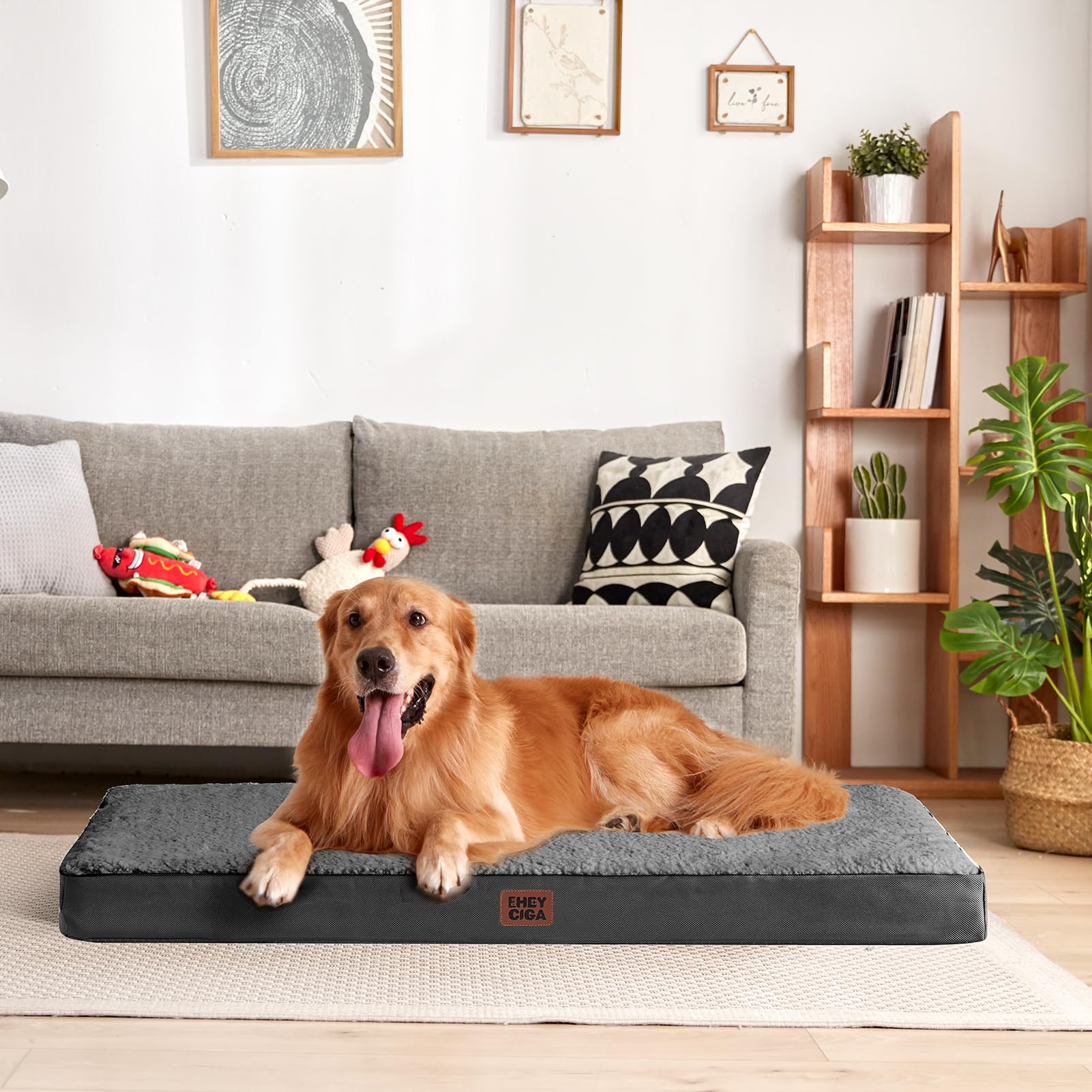Funda lavable para cama de perro XL EHEYCIGA, mantenimiento práctico