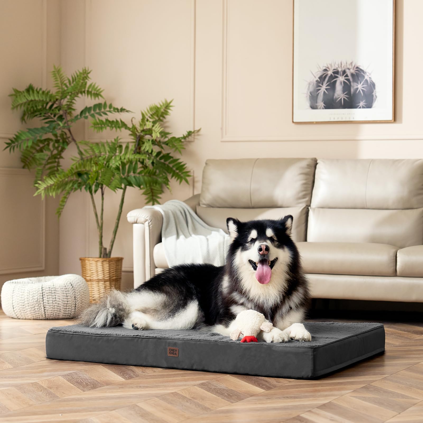 Diseño ergonómico de la cama XL EHEYCIGA, apoyo estable
