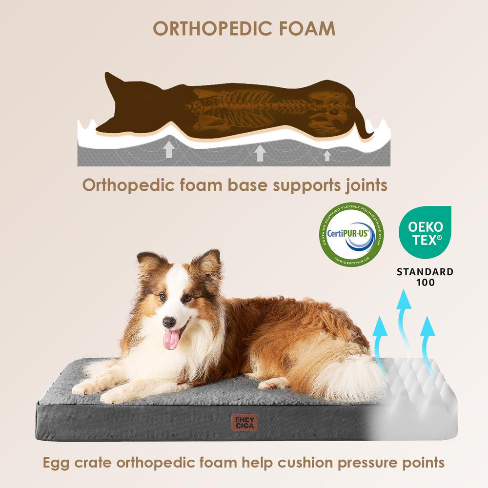 Funda desmontable para cama de perro XL EHEYCIGA, limpieza sencilla