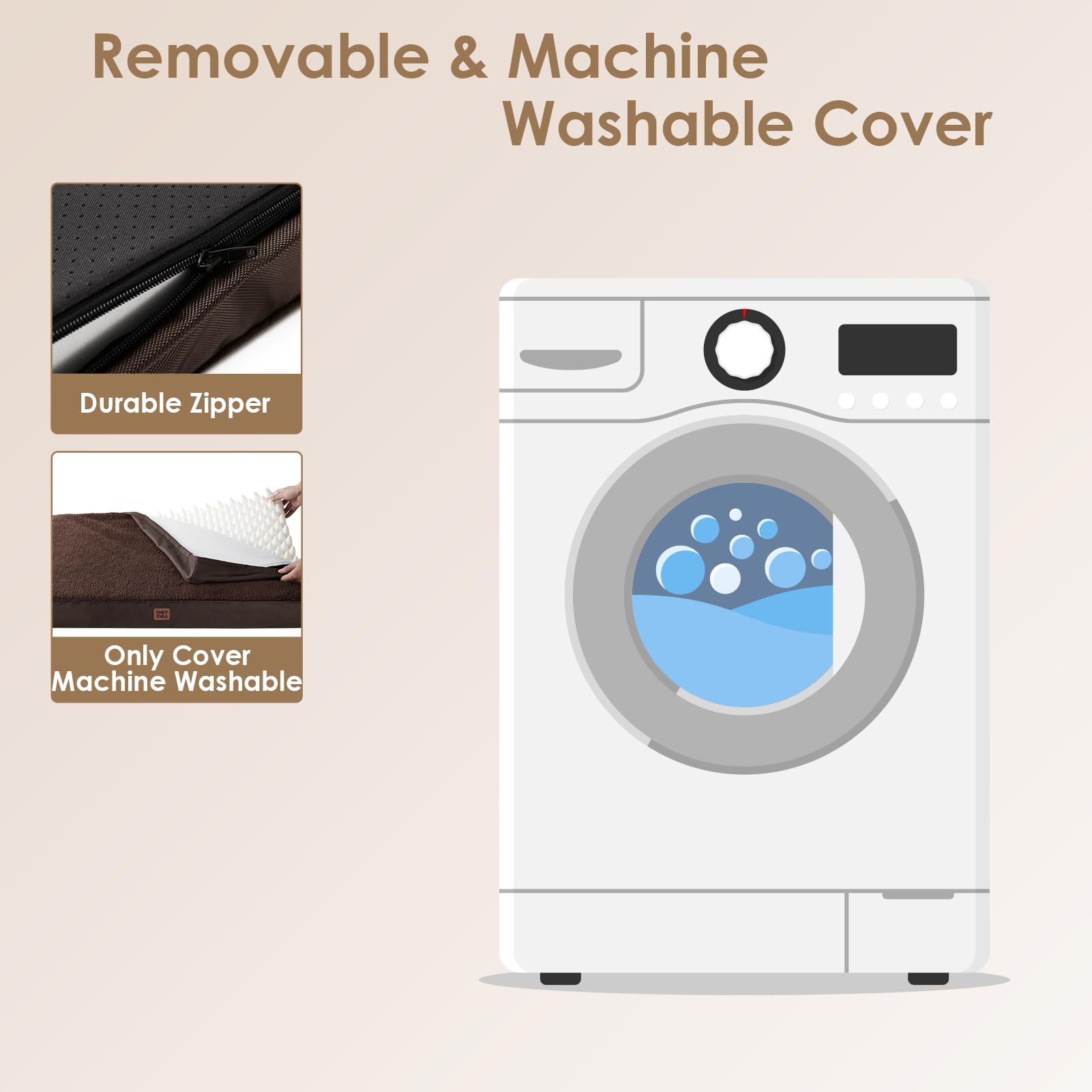 Funda desmontable lavable de EHEYCIGA para limpieza rápida