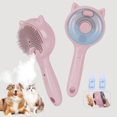 Cepillo de vapor Eilimy para mascotas, foco en vapor suave, reduce la muda