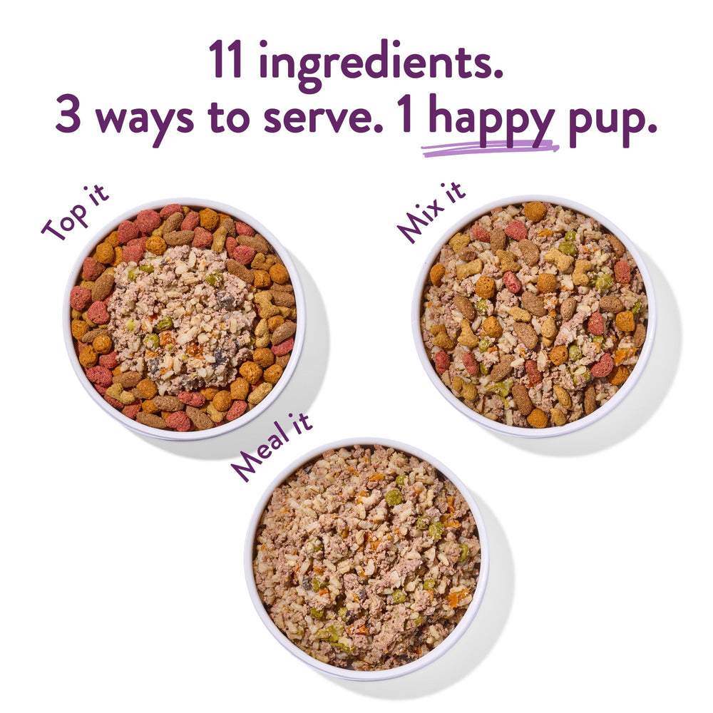 Winnie's Lamb N' Rice servir-caliente, opción rápida para perros quisquillosos
