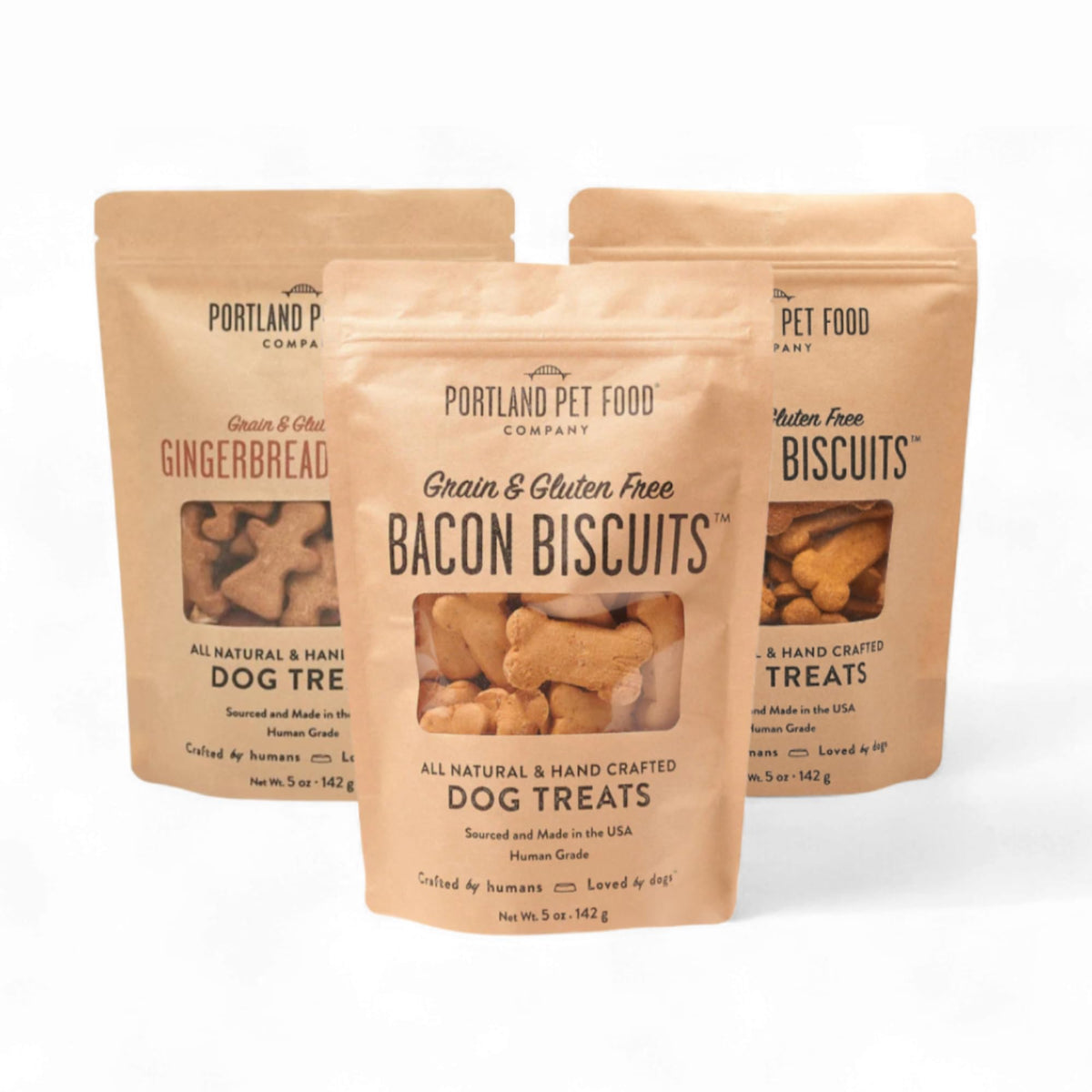 Portland Pet Food Company tocino crujiente para premiar durante el entrenamiento