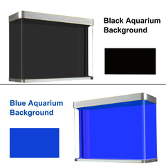 ELEBOX fondo acuario, dos caras, escena marina realista