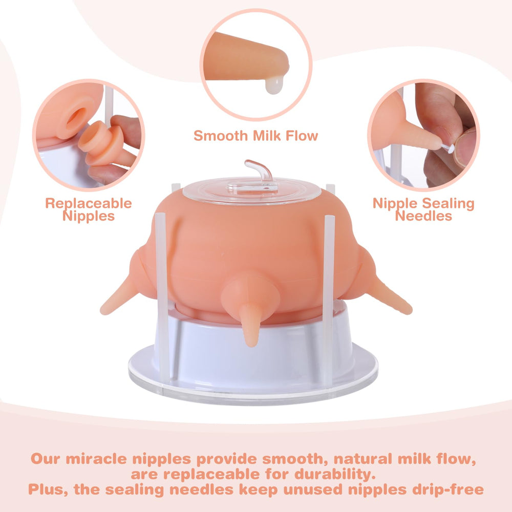 Elevonix capacidad de 200 ml para varias tomas en una sesión.