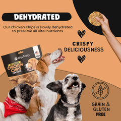 Elite Treats Chips de Pollo 12oz: adecuado para perros de todas las razas.