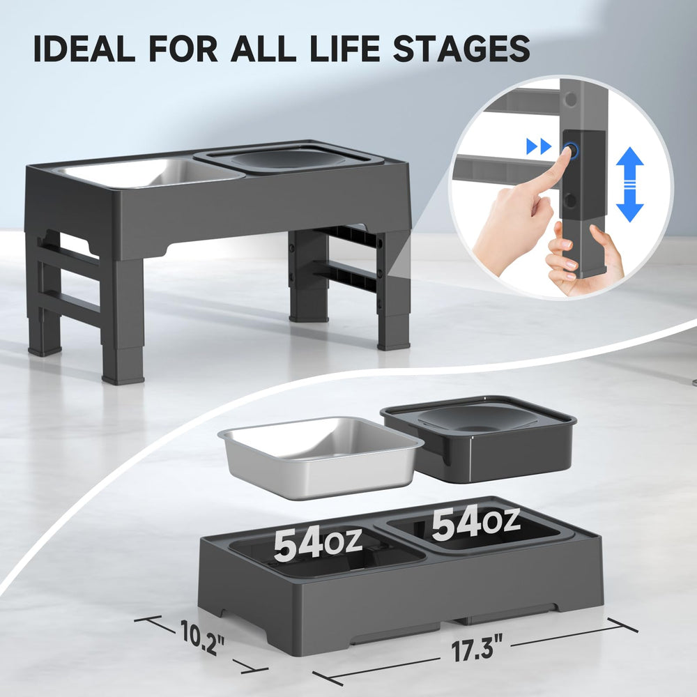 ELS PET soporte adaptable para perros y gatos de distintos tamaños.