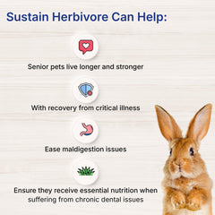 EMERAID Sustain Herbivore servir en cuenco, facilita uso como topper para energía adicional