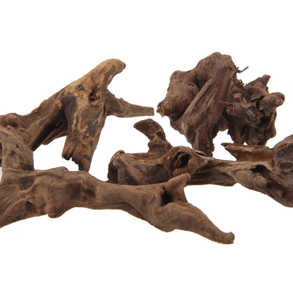 emours driftwood: textura natural para acuario y terrario decorativo