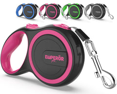 Emperor Pets cadena retractil 26ft extendida para paseos con libertad controlada