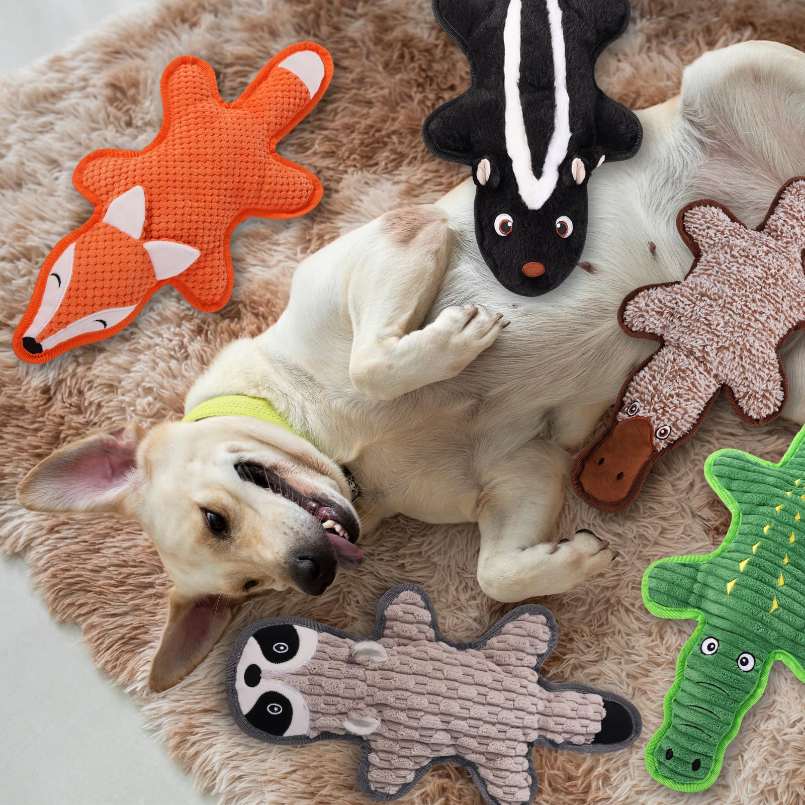 Eneston figuras de animal para perros, regalo divertido y memorable.