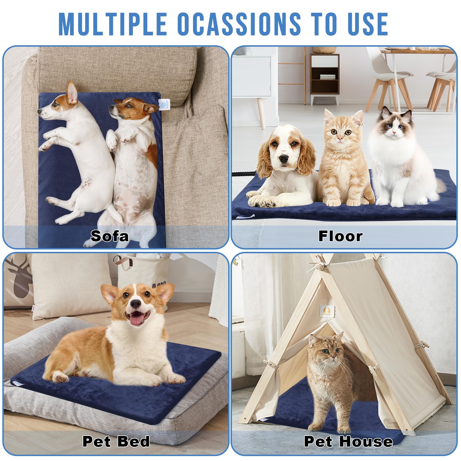 ENJOY PET diseño seguro para uso en interiores y fácil mantenimiento.