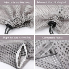 EOMTUR bolsa de lavado para gatos, ajuste de correas, se adapta al tamaño.