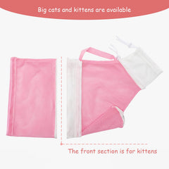 EOMTUR bolsa de lavado para gatos, diseño ajustable para comodidad.
