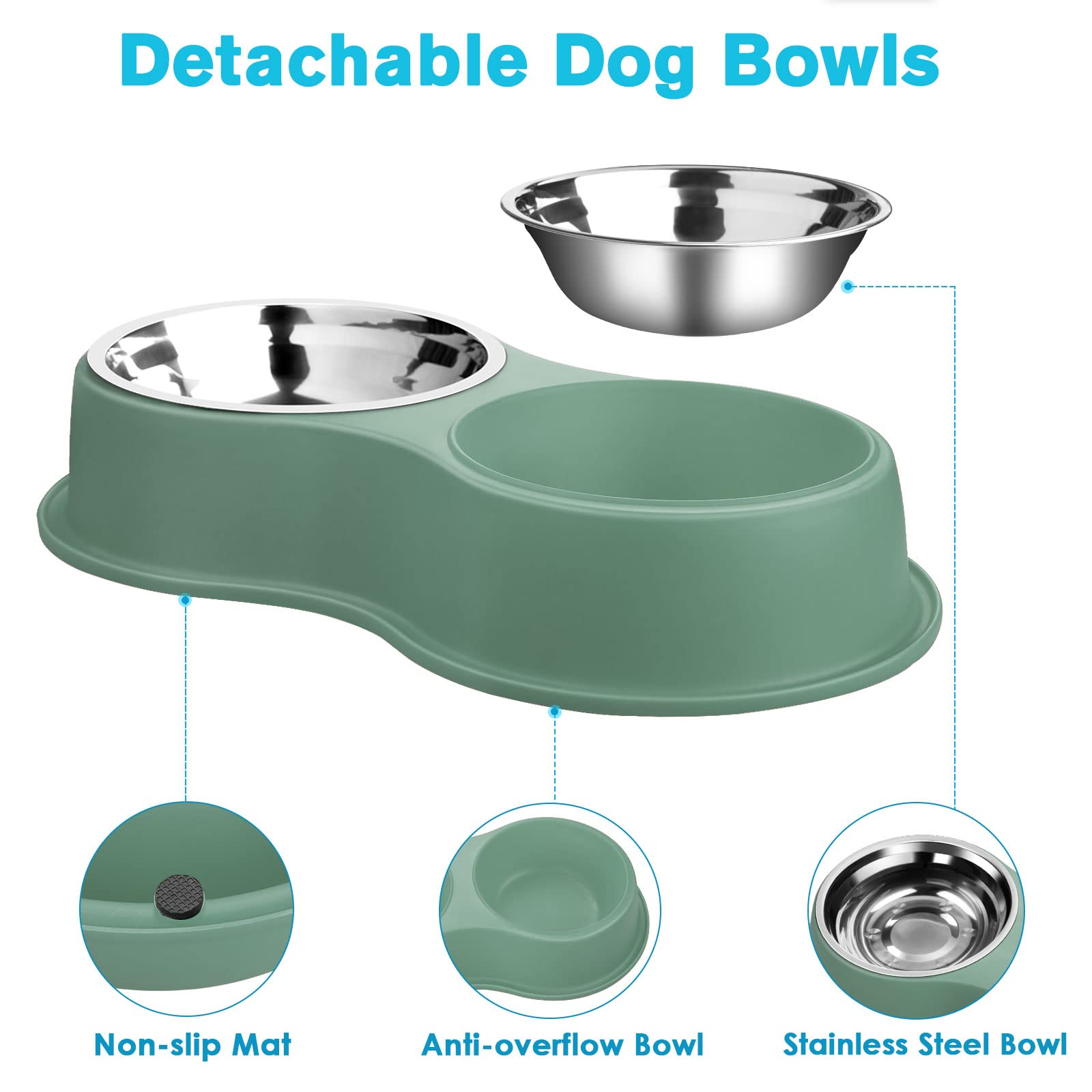 EpetsLove base de resina antideslizante, protege el suelo durante las comidas