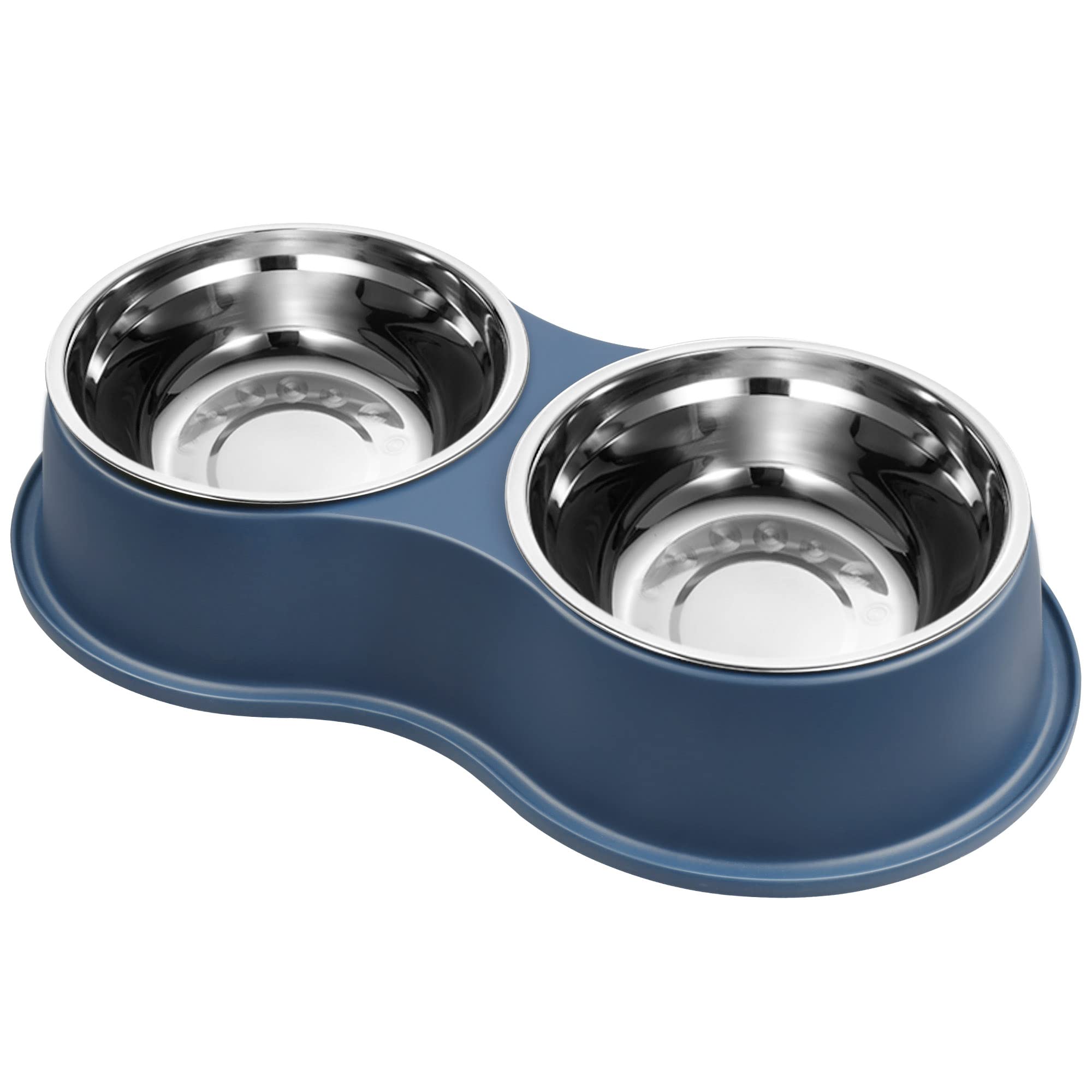 EpetsLove tazones dobles para perro con capacidad de 18 onzas para comida y agua.