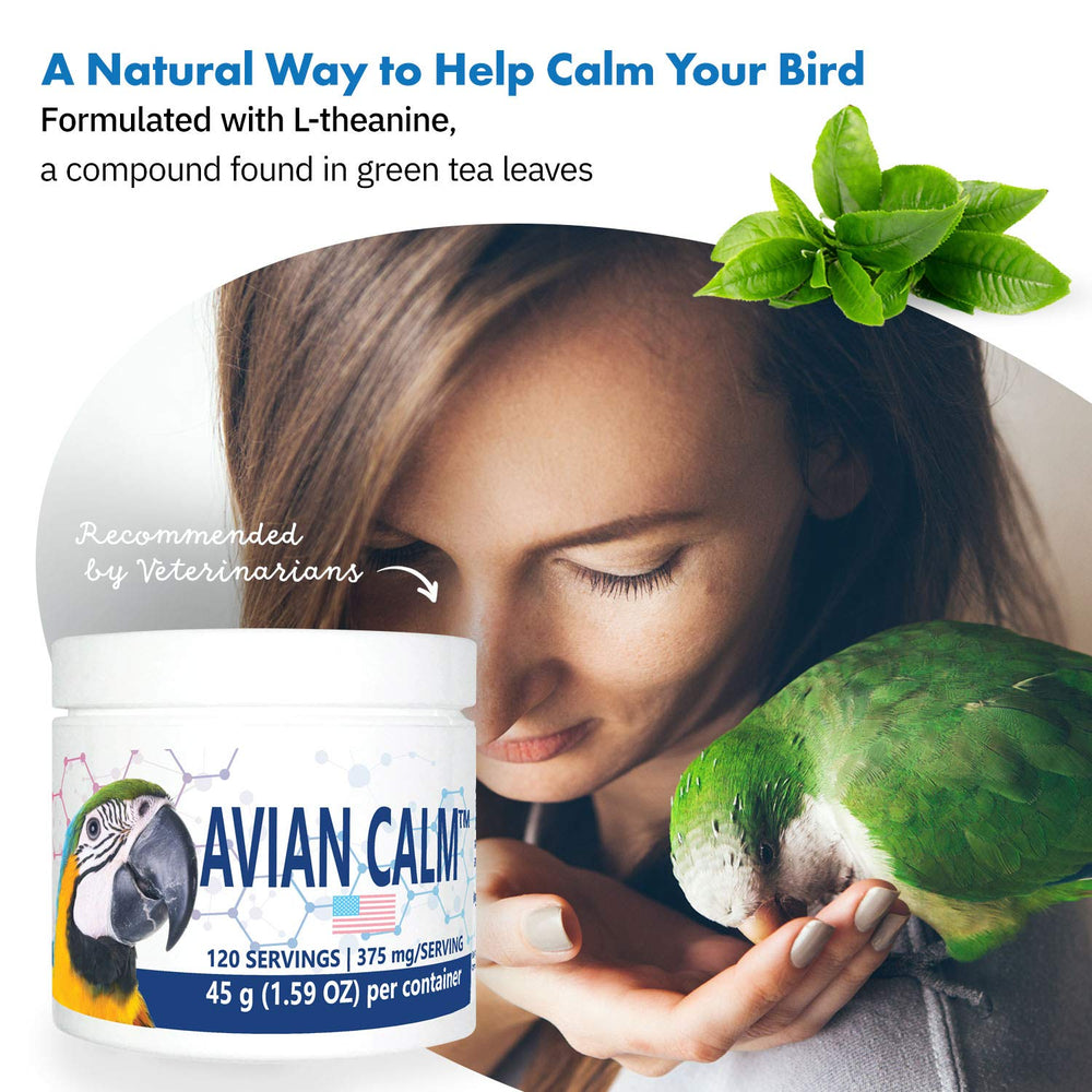 Equa Holistics Calma Aviana uso en viaje, ideal durante traslados de aves.
