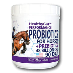 Equa Holistics HealthyGut, polvo sobre alimento para apoyo digestivo del caballo