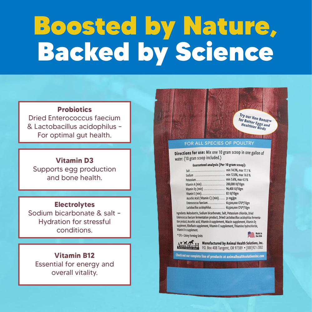 Equerry's Flock PRO Chick Boost Probiotic – sistema digestivo de pollitos, apoyo suave