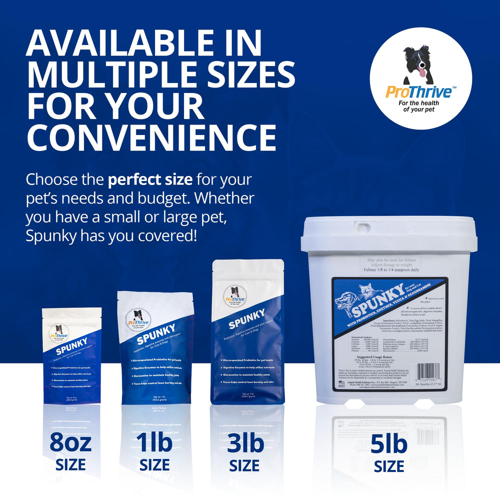 Probióticos para perros y gatos para mejor digestión y absorción.