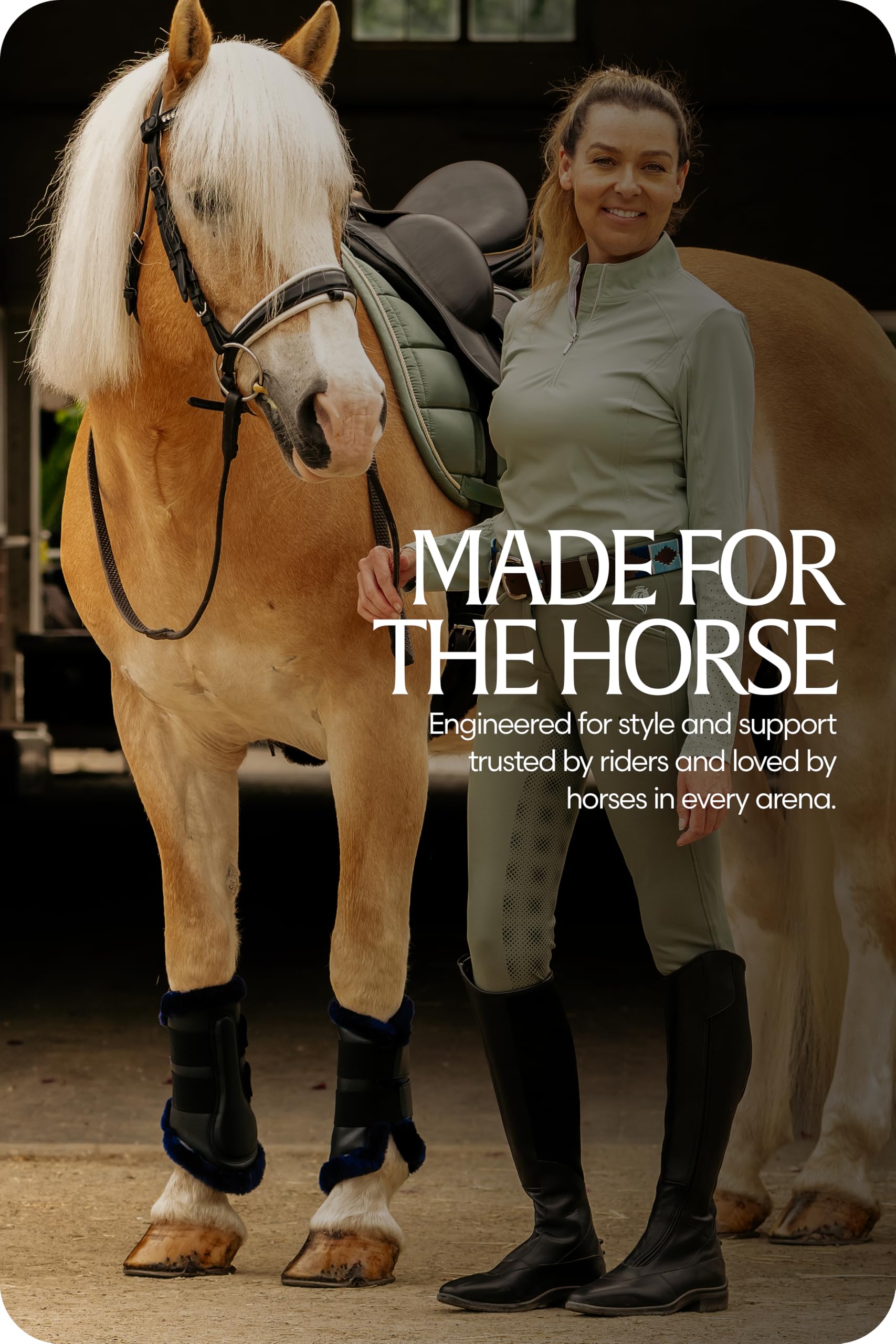 Equinavia Vali Ultra Fleece Brushing Boots: forro suave evita rozaduras y reparte presión.