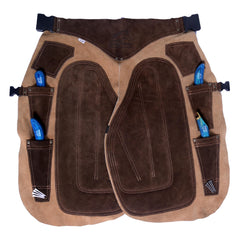 Equine Care acolchado lumbar – reduce fatiga durante sesiones de limado y herrado.