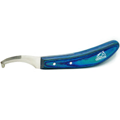 Equine Care: cuchillo doble filo para una eficiencia al cortar material de cascos.