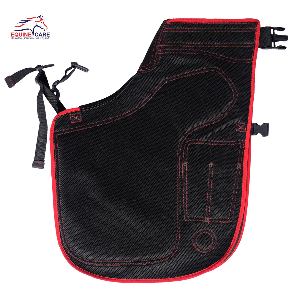 Equine Care delantal herrador respaldo lumbar de neopreno para menos fatiga