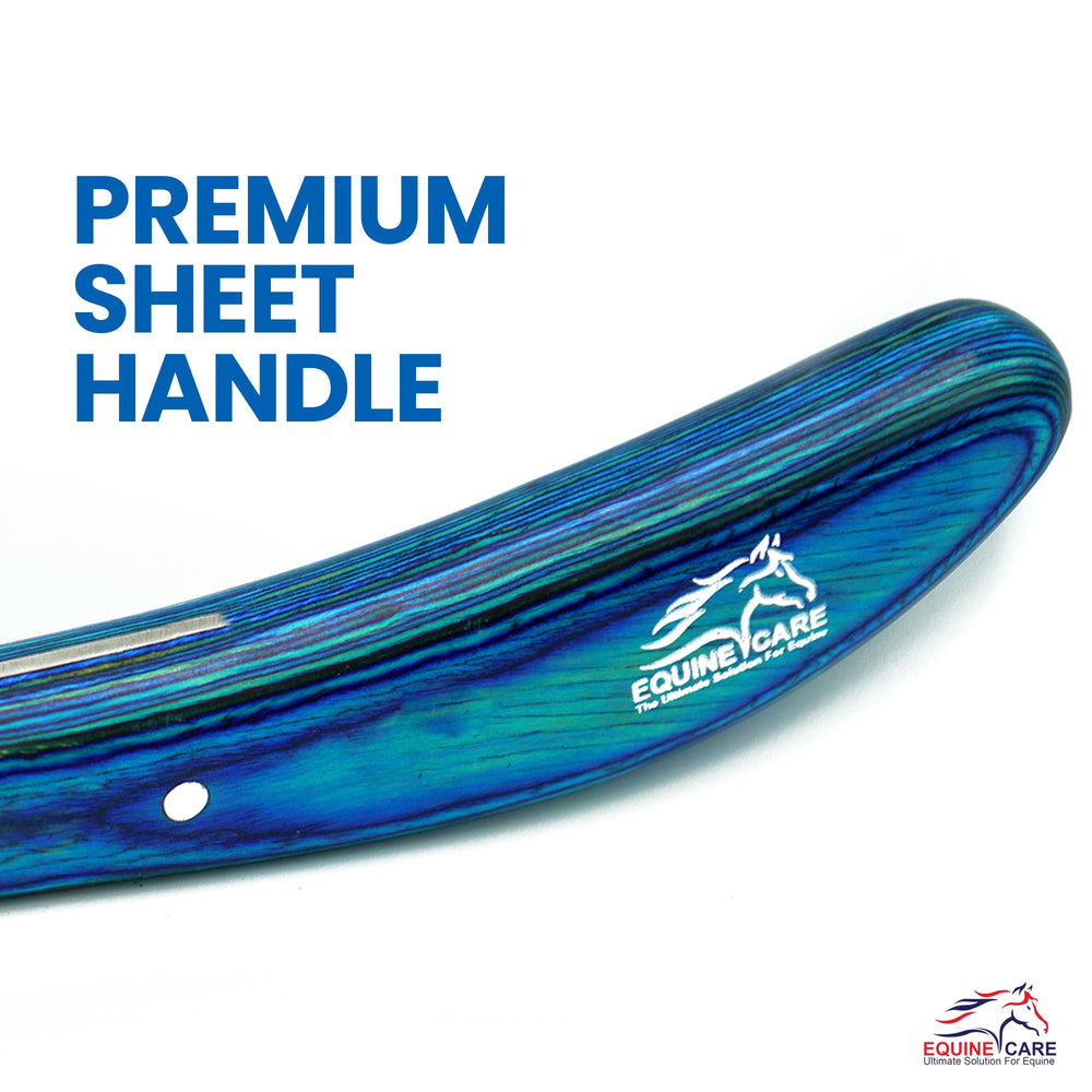 Equine Care: herramienta profesional para cascos de ganado, ideal para veterinarios y herradores.
