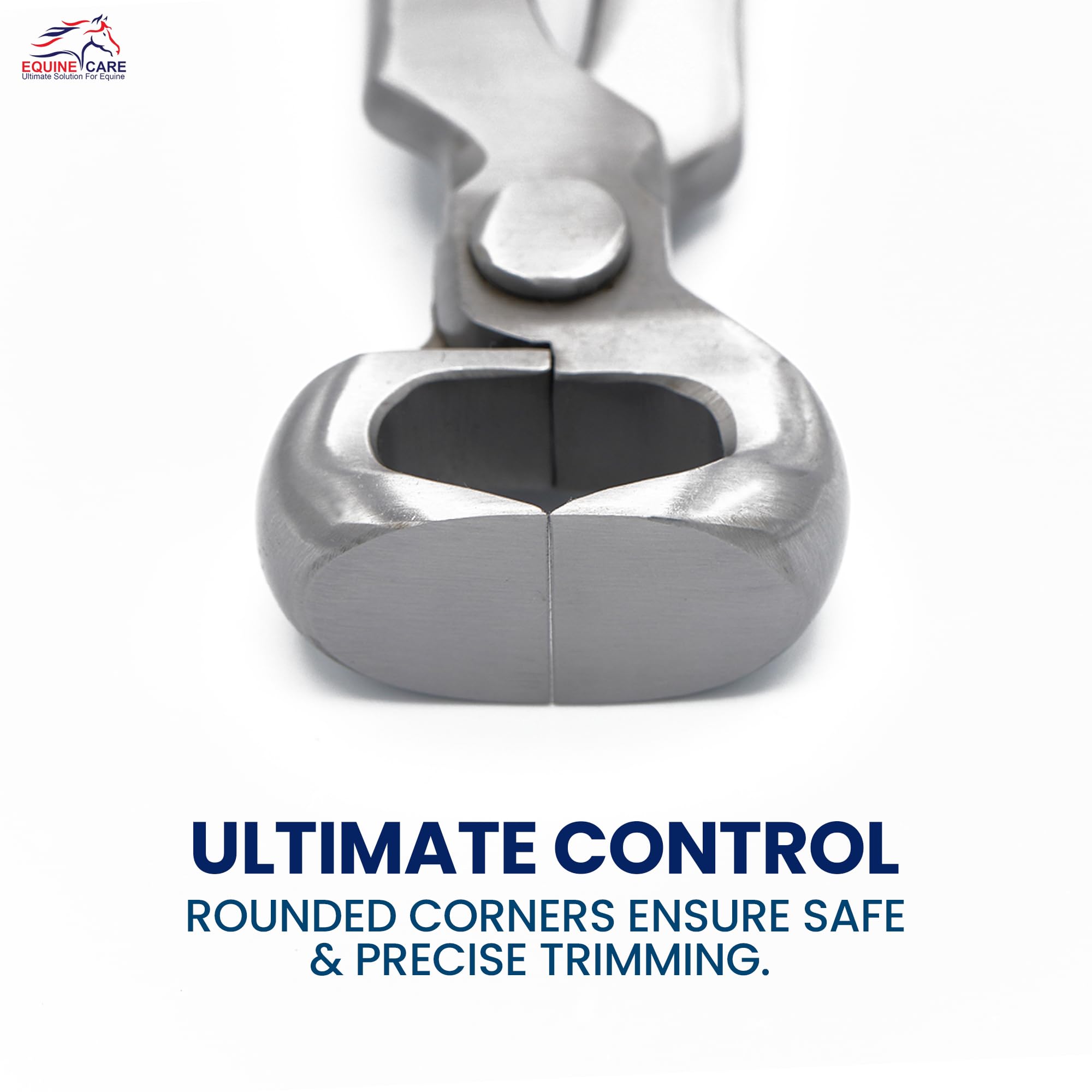 Equine Care alicate sin resorte para control manual seguro durante el recorte.