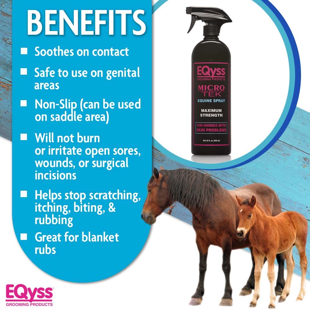 Aplicacion directa en zonas irritadas del caballo con formula segura
