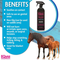 Aplicacion directa en zonas irritadas del caballo con formula segura