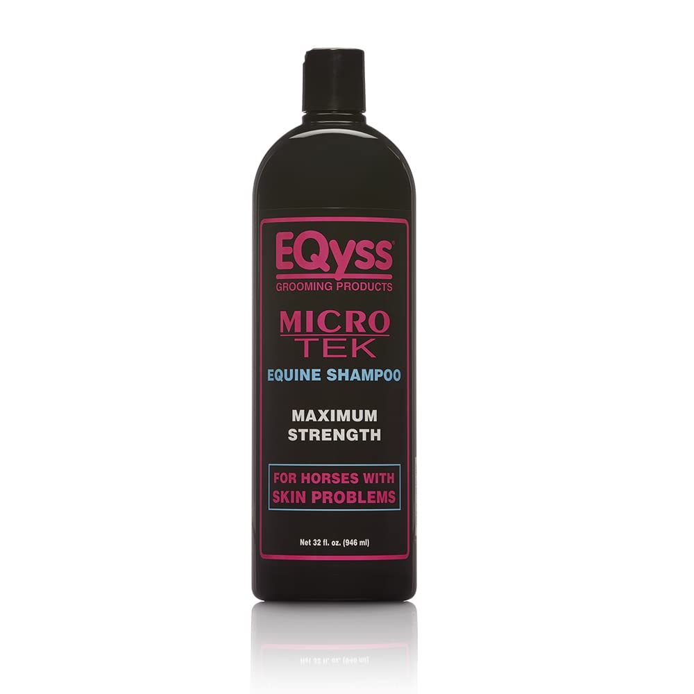 Eqyss Micro-Tek Champú Equino - botella: alivio inmediato de la irritación en la piel.